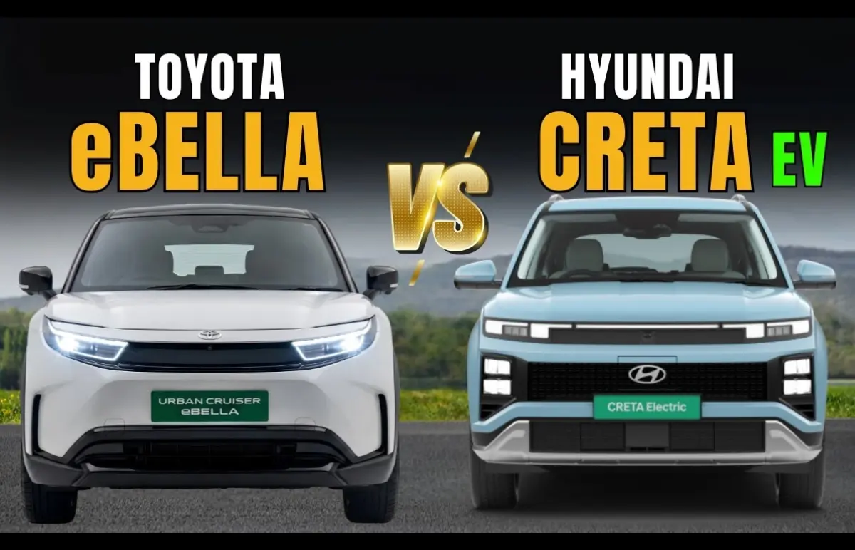 Toyota Urban Cruiser Ebella vs Hyundai Creta Electric: Which is a Better Pick? Featured Image